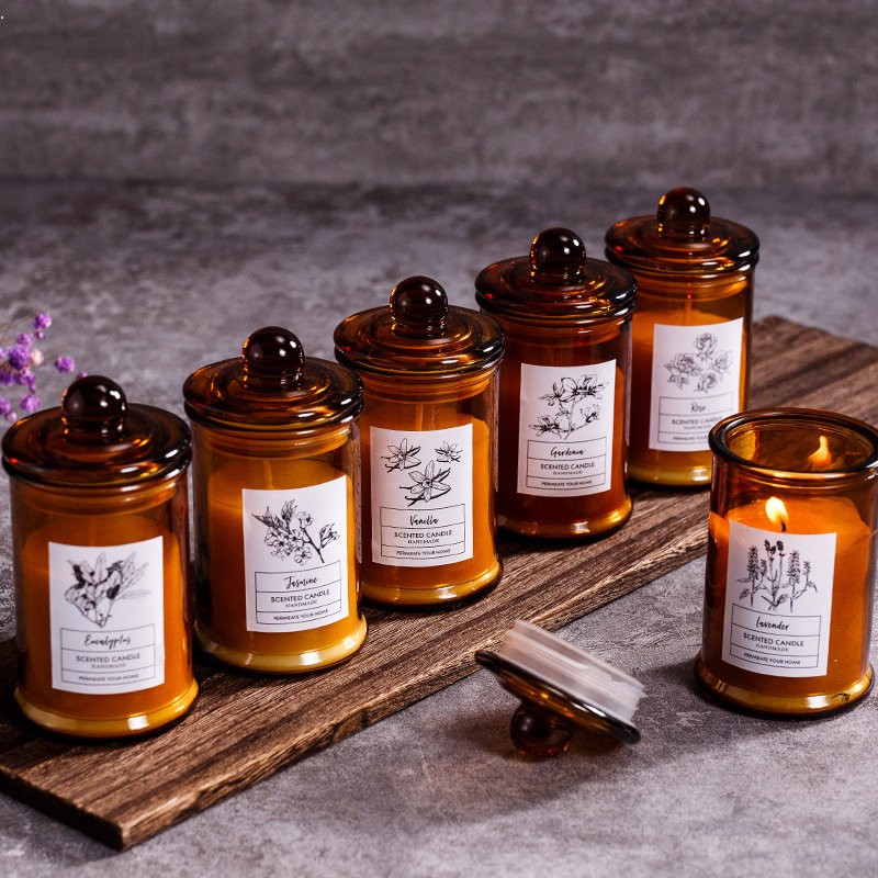 Scented Candle Luxury - Jar جرة الزجاج شمعة معطرة الزيوت