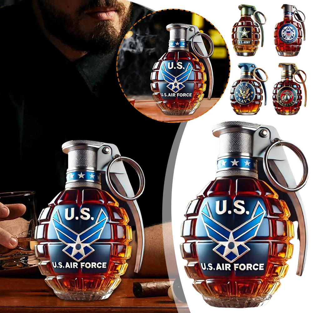 Glass Decanter Whiskey - زجاجة ويسكي الدورق زجاج بوروسيليليك مرتفع
