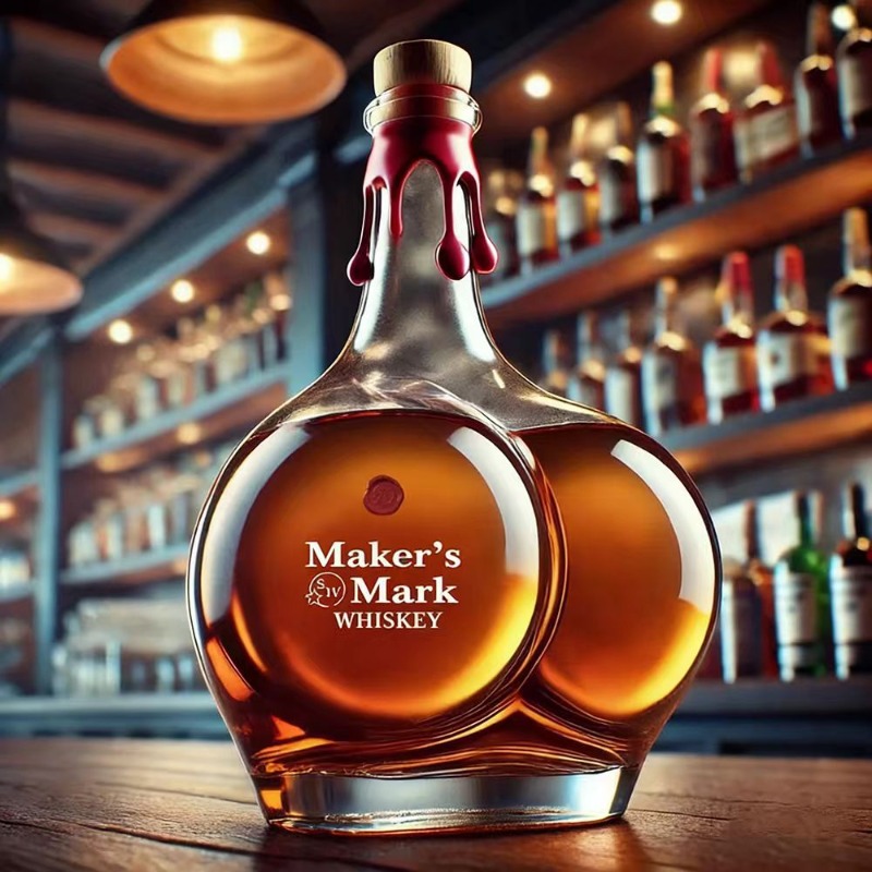 قارورة ويسكي على شكل مؤخرة، زج - مراجعة Glass Decanter Whiskey وسعره