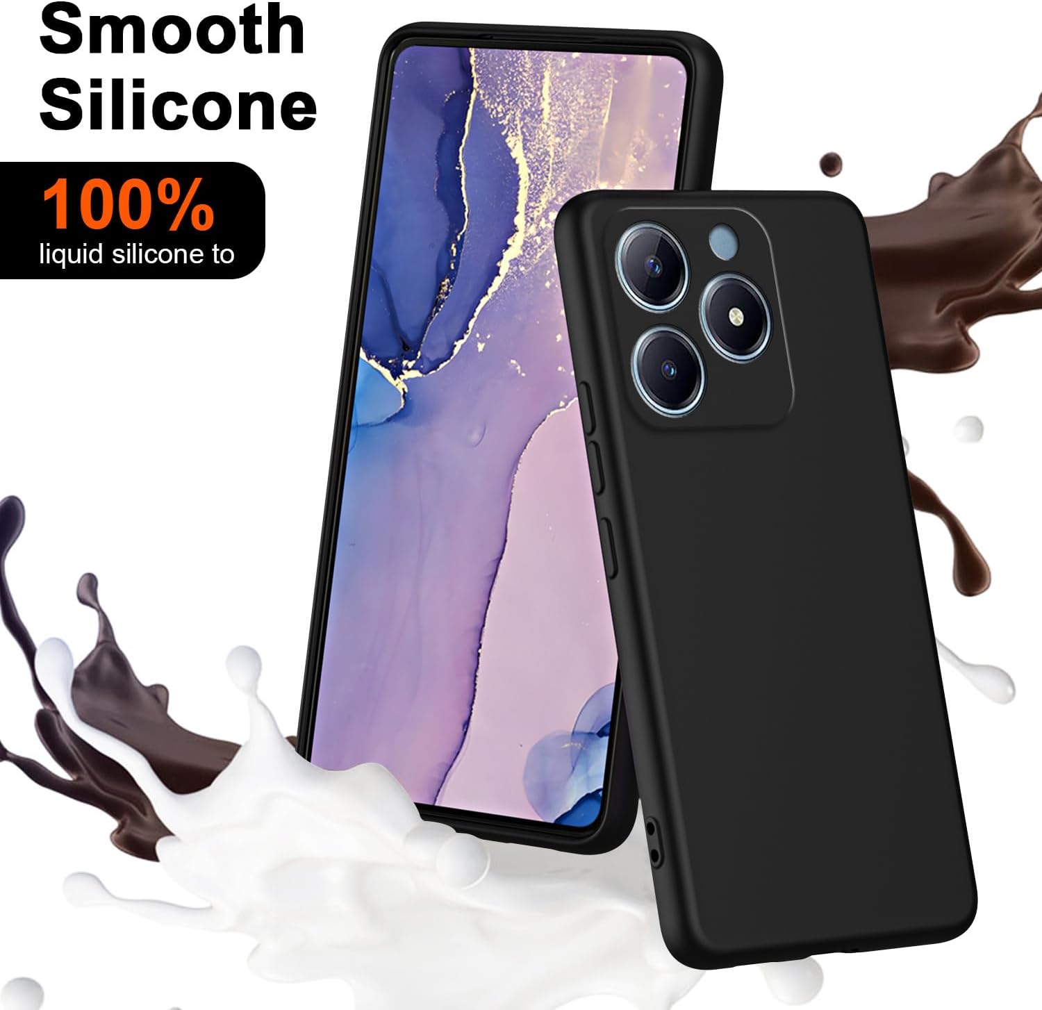 حافظة من السيليكون السائل المر - مراجعة Realme Note 50 وسعره