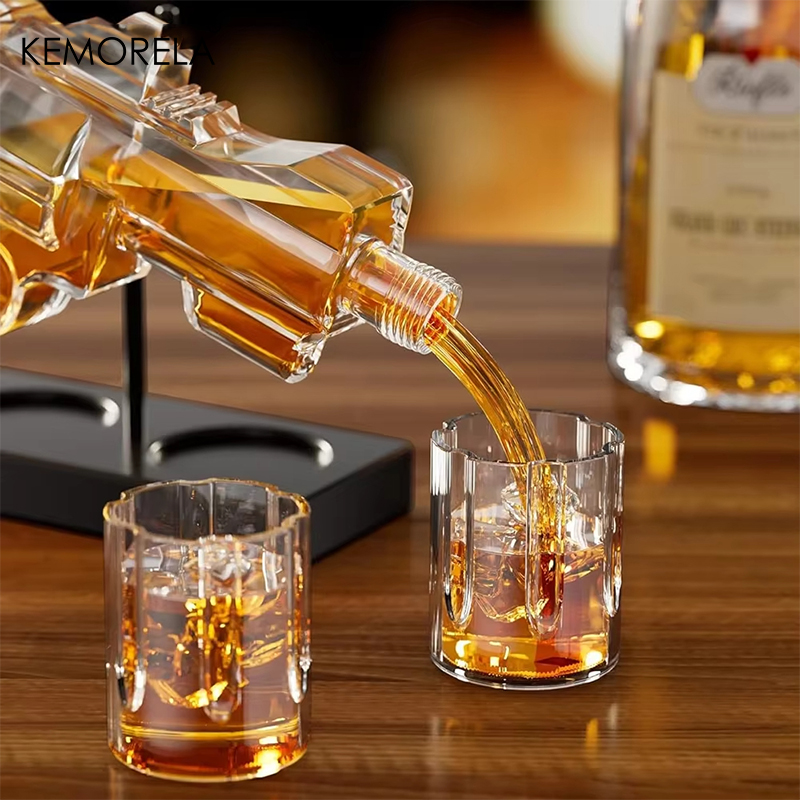 كيموريلا مسدس الزجاج الدورق وي - مراجعة Glass Decanter Whiskey وسعره
