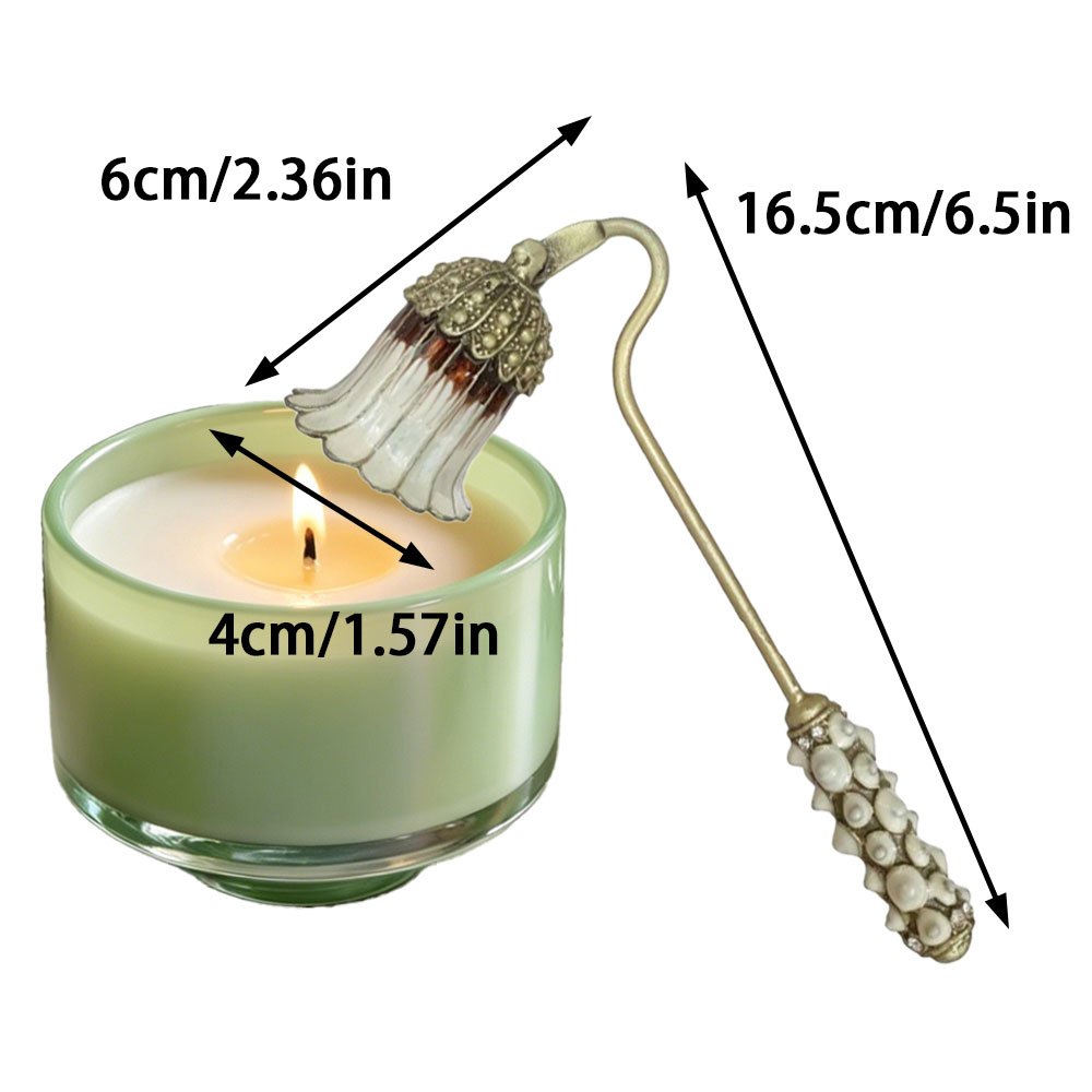 مطفئ شموع فاخر بتصميم عتيق مزي - مراجعة Scented Candle Luxury وسعره