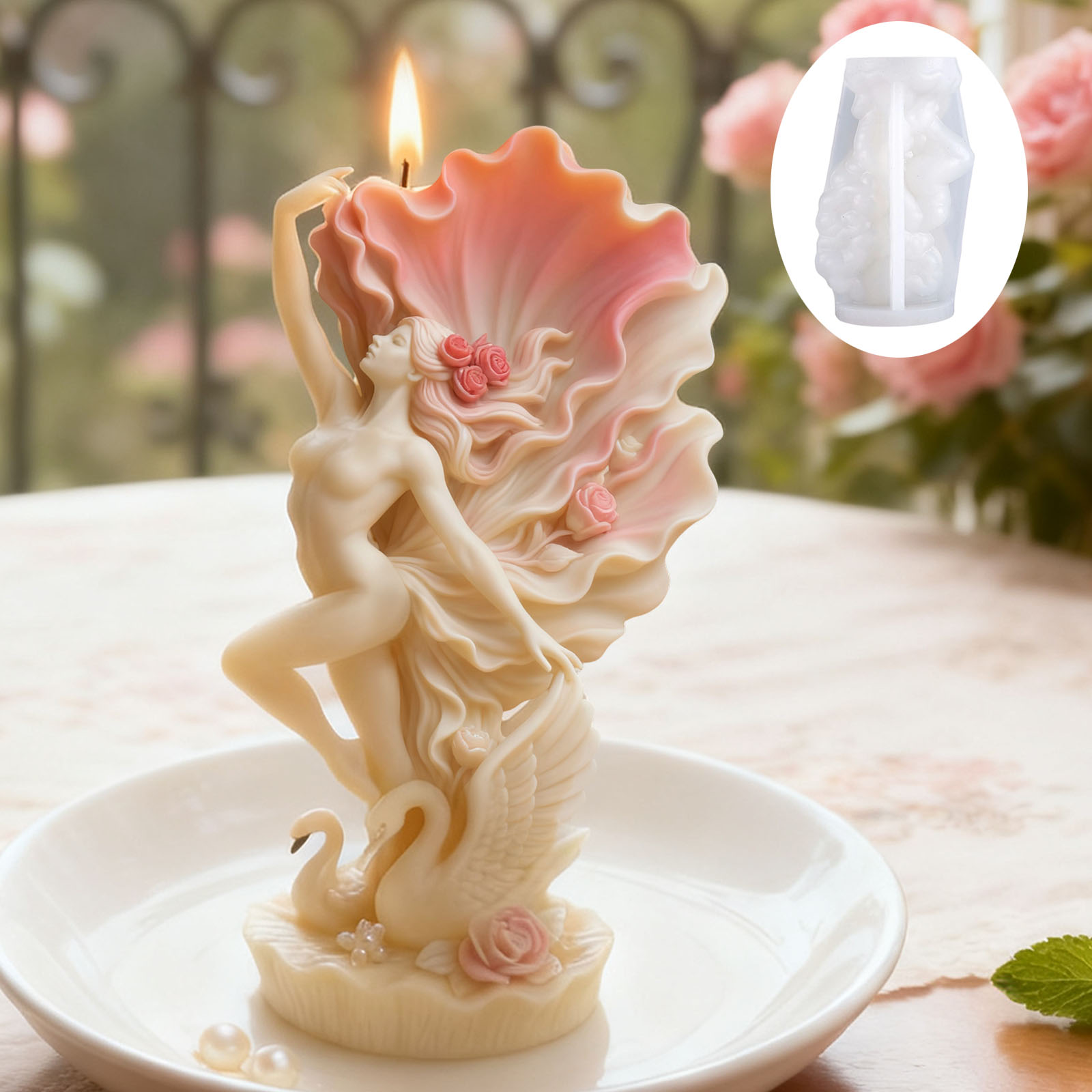 قالب شمع راقصة البجعة الأنيق:  - مراجعة Scented Candle Luxury وسعره