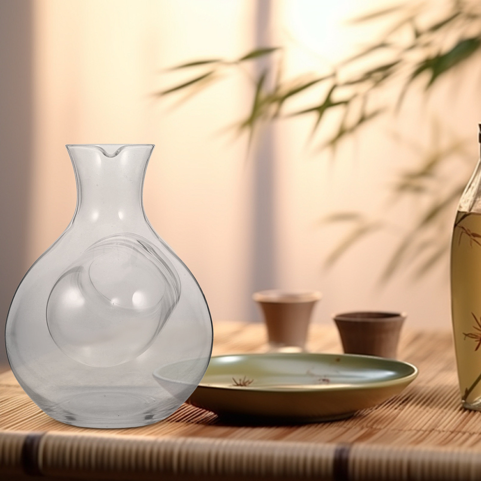 قارورة نبيذ زجاجية شفافة، زجاج - مراجعة Glass Decanter Whiskey وسعره
