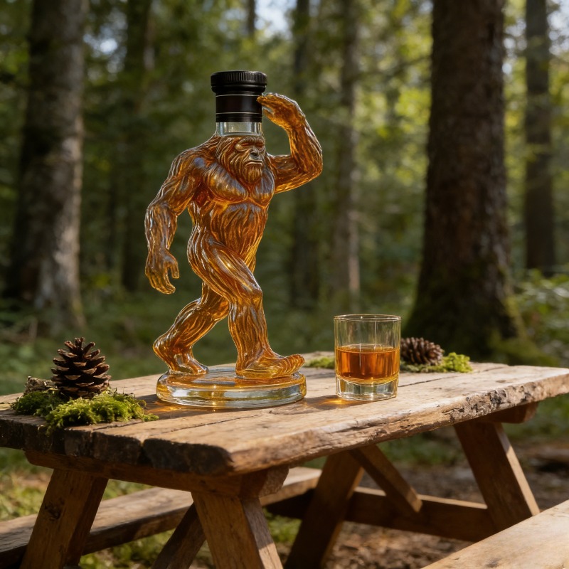 قارورة ويسكي على شكل تاج بيج ف - مراجعة Glass Decanter Whiskey وسعره