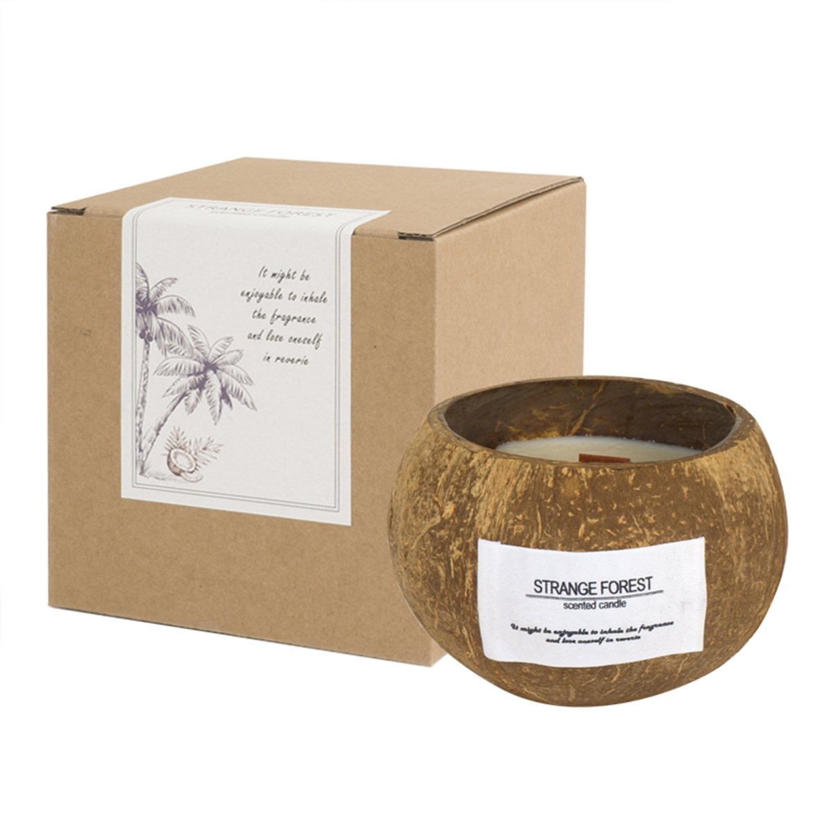 شمعة عطرية على شكل قشرة جوز ال - مراجعة Scented Candle Luxury وسعره