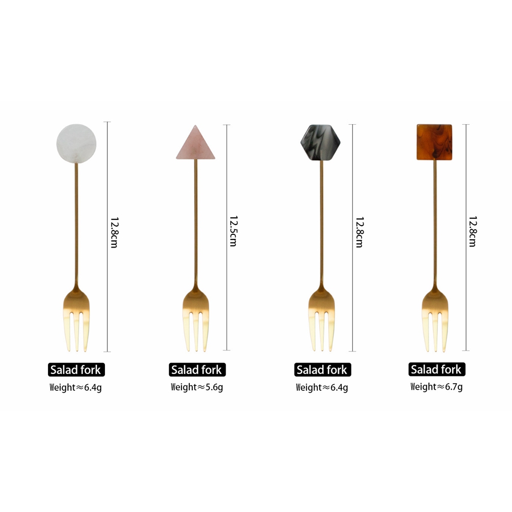 4 قطعة الفولاذ المقاوم للصدأ م - مراجعة Gold Cutlery Flatware وسعره