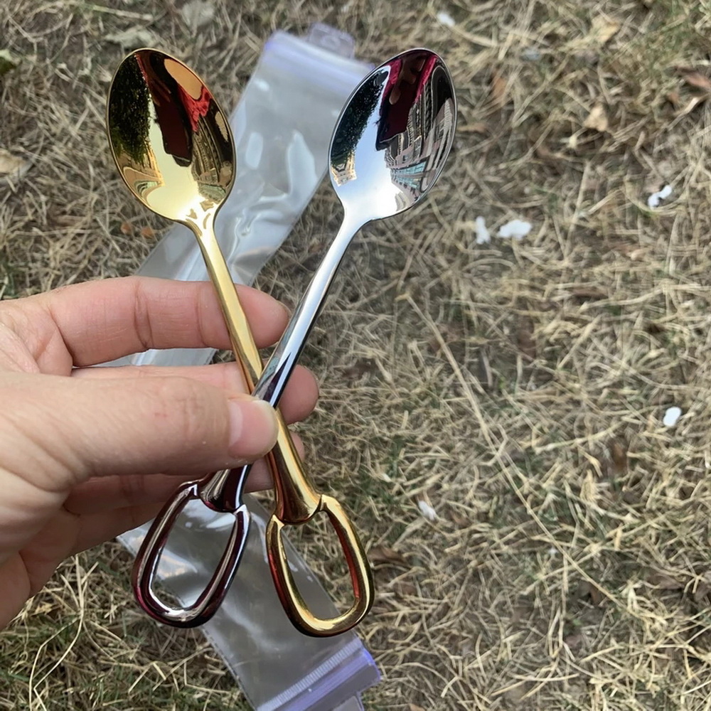 أدوات مائدة من الفولاذ المقاوم - مراجعة Gold Cutlery Flatware وسعره