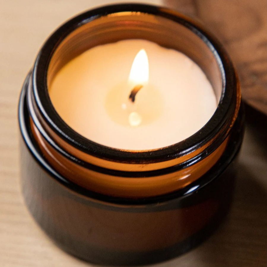 كأس زجاجي بني شمعة عطرية شمعة  - مراجعة Scented Candle Luxury وسعره