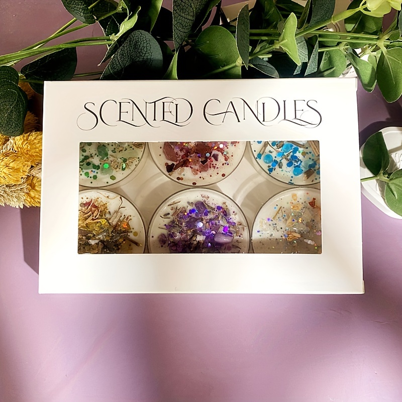 مجموعة من 6 شموع معطرة عطر كري - مراجعة Scented Candle Luxury وسعره