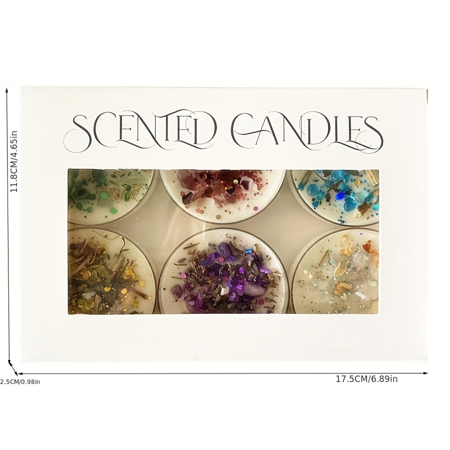 مجموعة من 6 شموع معطرة عطر كري - مراجعة Scented Candle Luxury وسعره