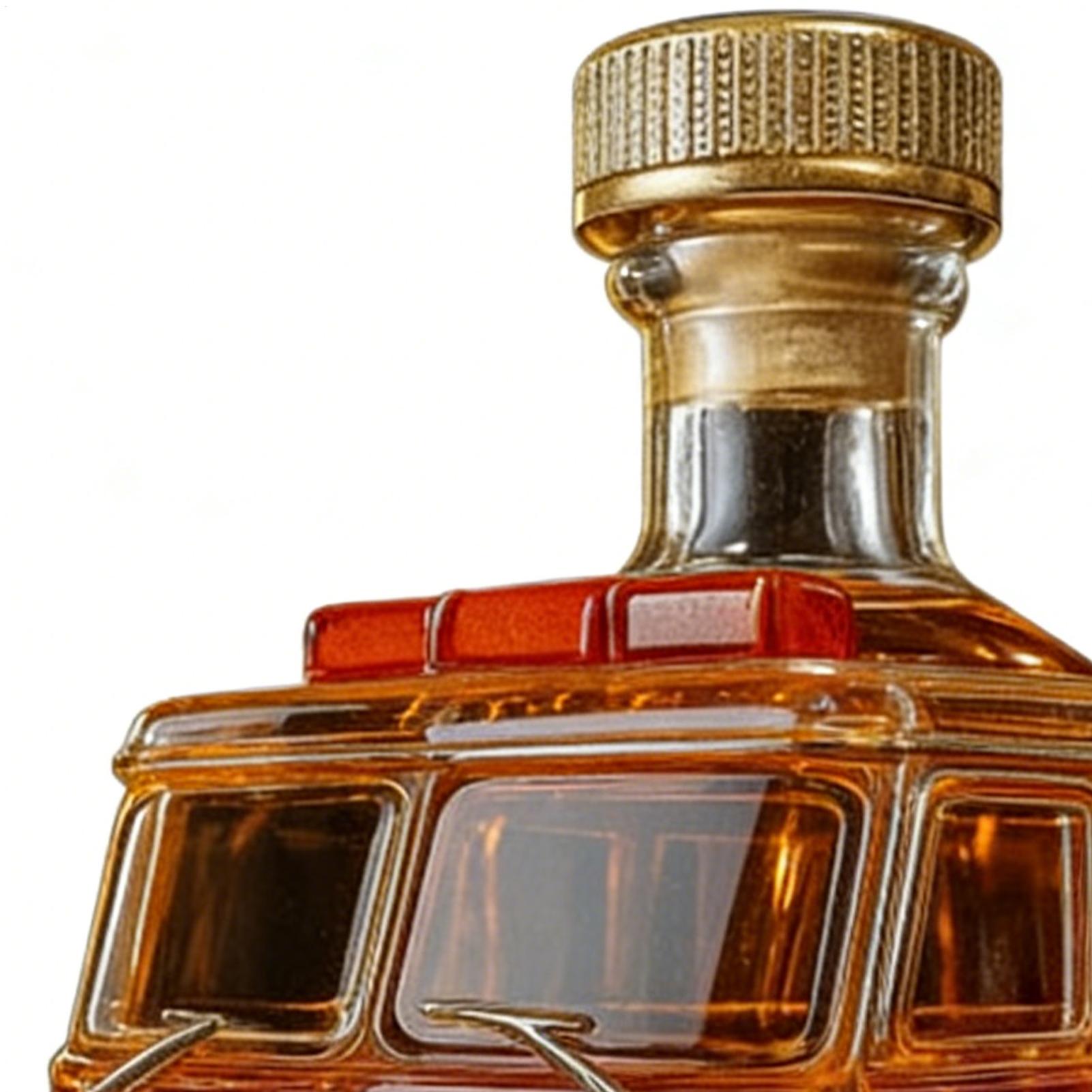 زجاجة ويسكي 300 مل على شكل شاح - مراجعة Glass Decanter Whiskey وسعره