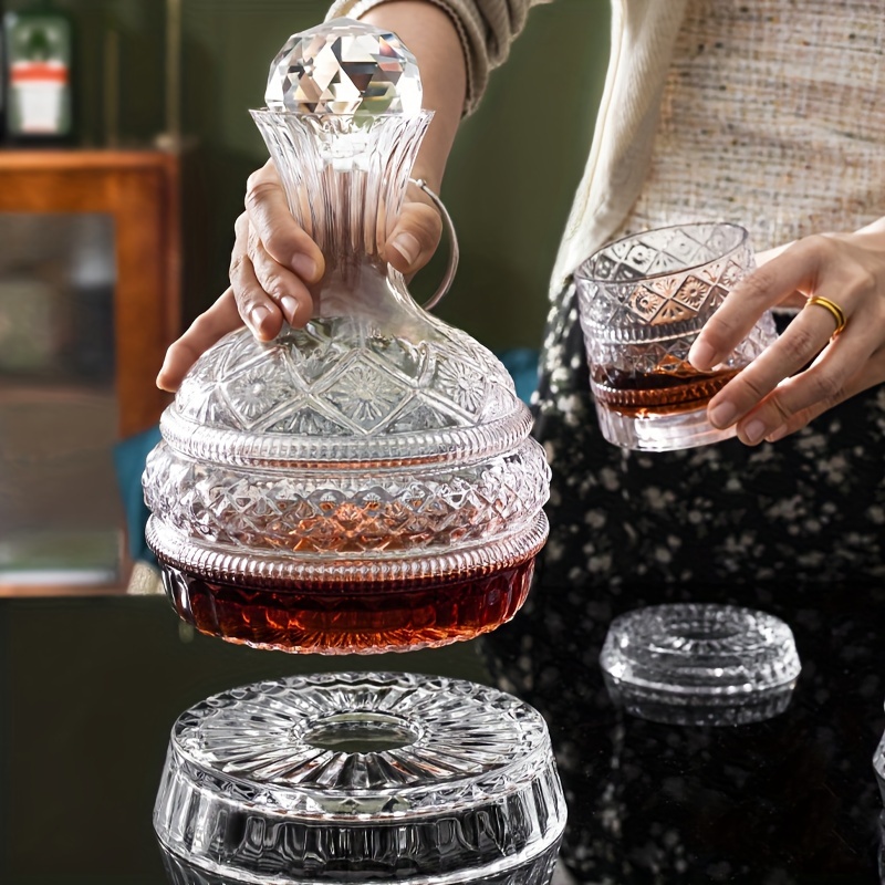 مجموعة إناء النبيذ الكريستالية - مراجعة Glass Decanter Whiskey وسعره