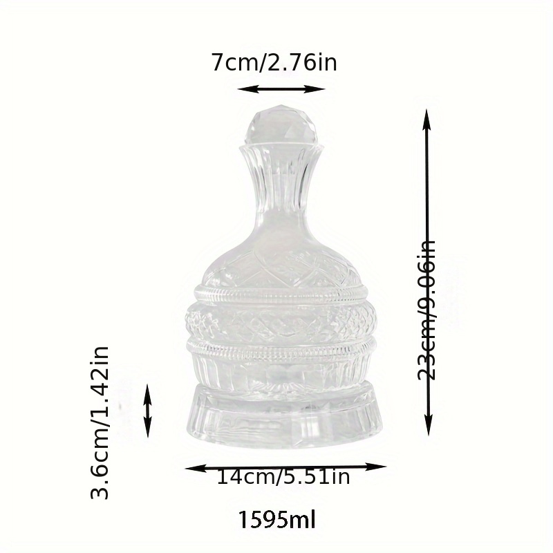 مجموعة إناء النبيذ الكريستالية - مراجعة Glass Decanter Whiskey وسعره