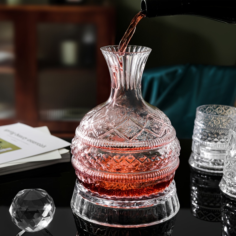 مجموعة إناء النبيذ الكريستالية - مراجعة Glass Decanter Whiskey وسعره