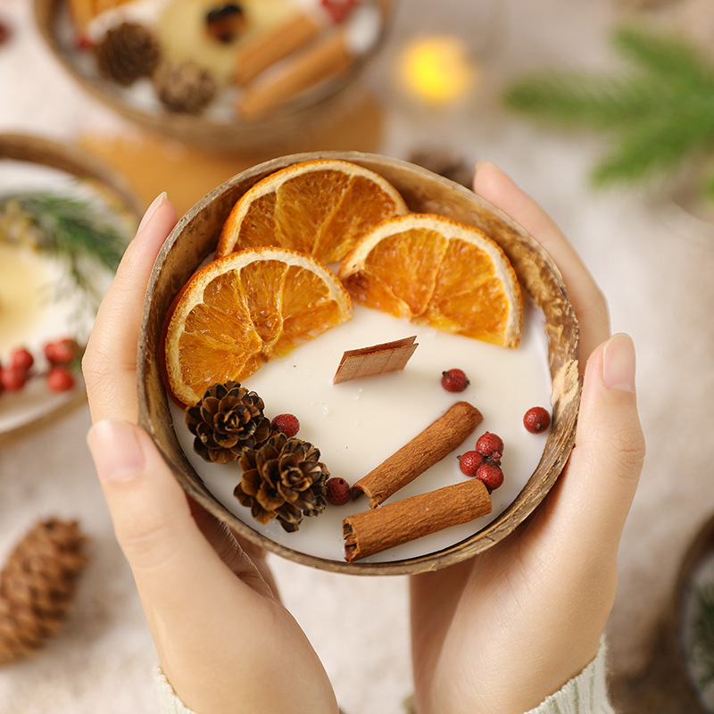 شموع معطرة إبداعية من قشر جوز  - مراجعة Scented Candle Luxury وسعره