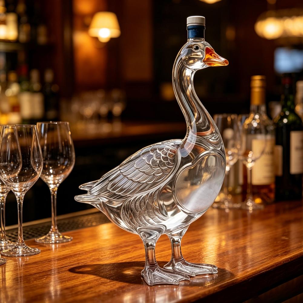 زجاجة نبيذ زجاجية على شكل طائر - مراجعة Glass Decanter Whiskey وسعره