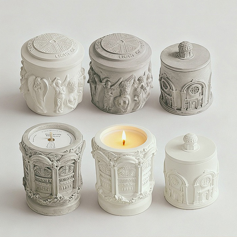 شمعة معطرة في كأس من الجبس، شم - مراجعة Scented Candle Luxury وسعره