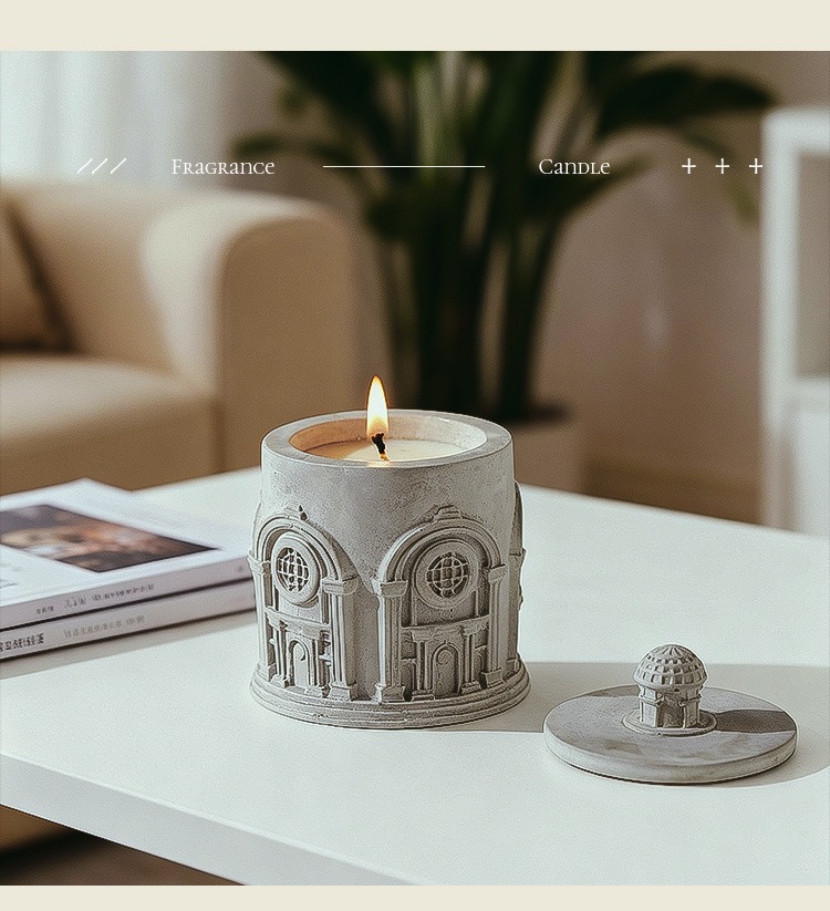 شمعة معطرة في كأس من الجبس، شم - مراجعة Scented Candle Luxury وسعره