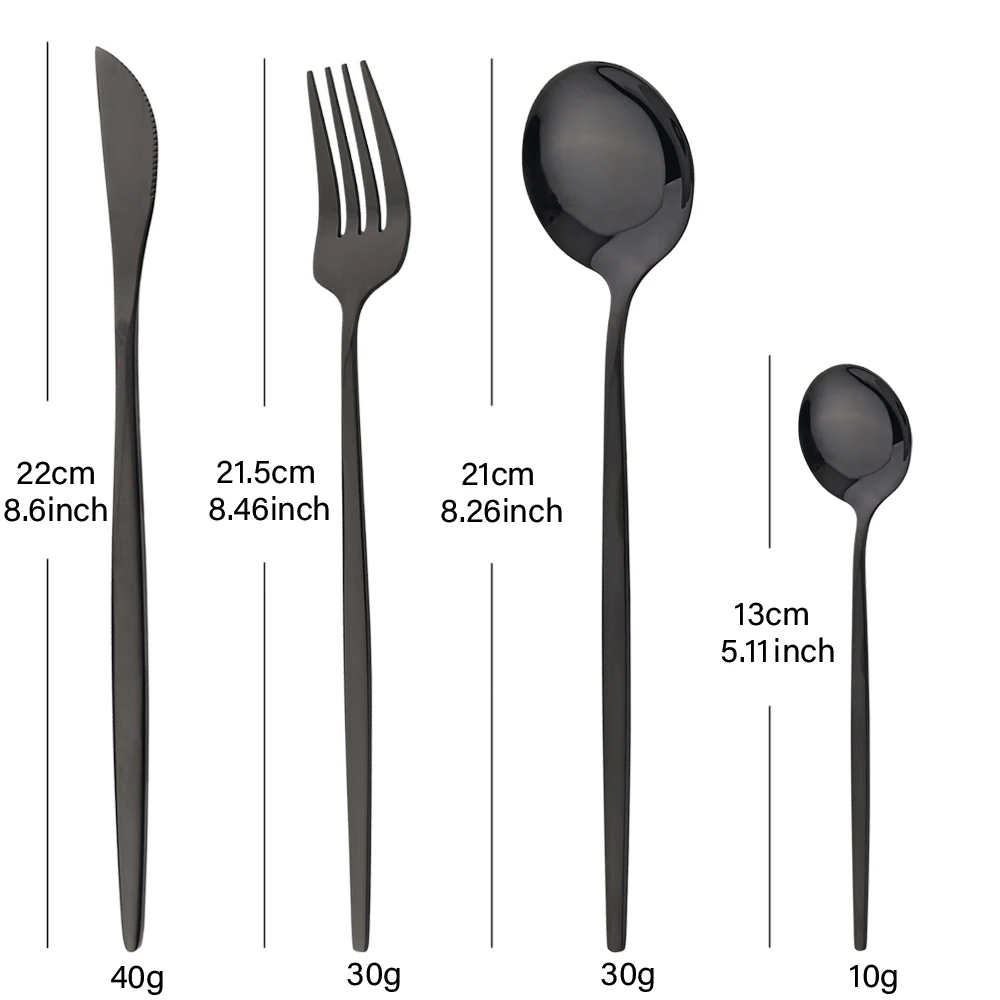 طقم أدوات مائدة ذهبي من الفولا - مراجعة Gold Cutlery Flatware وسعره