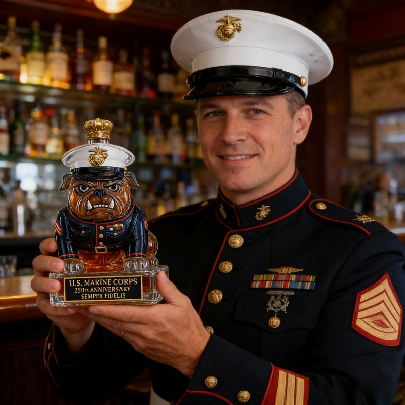 قارورة ويسكي على شكل كلب من فو - مراجعة Glass Decanter Whiskey وسعره